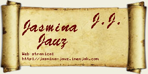 Jasmina Jauz vizit kartica